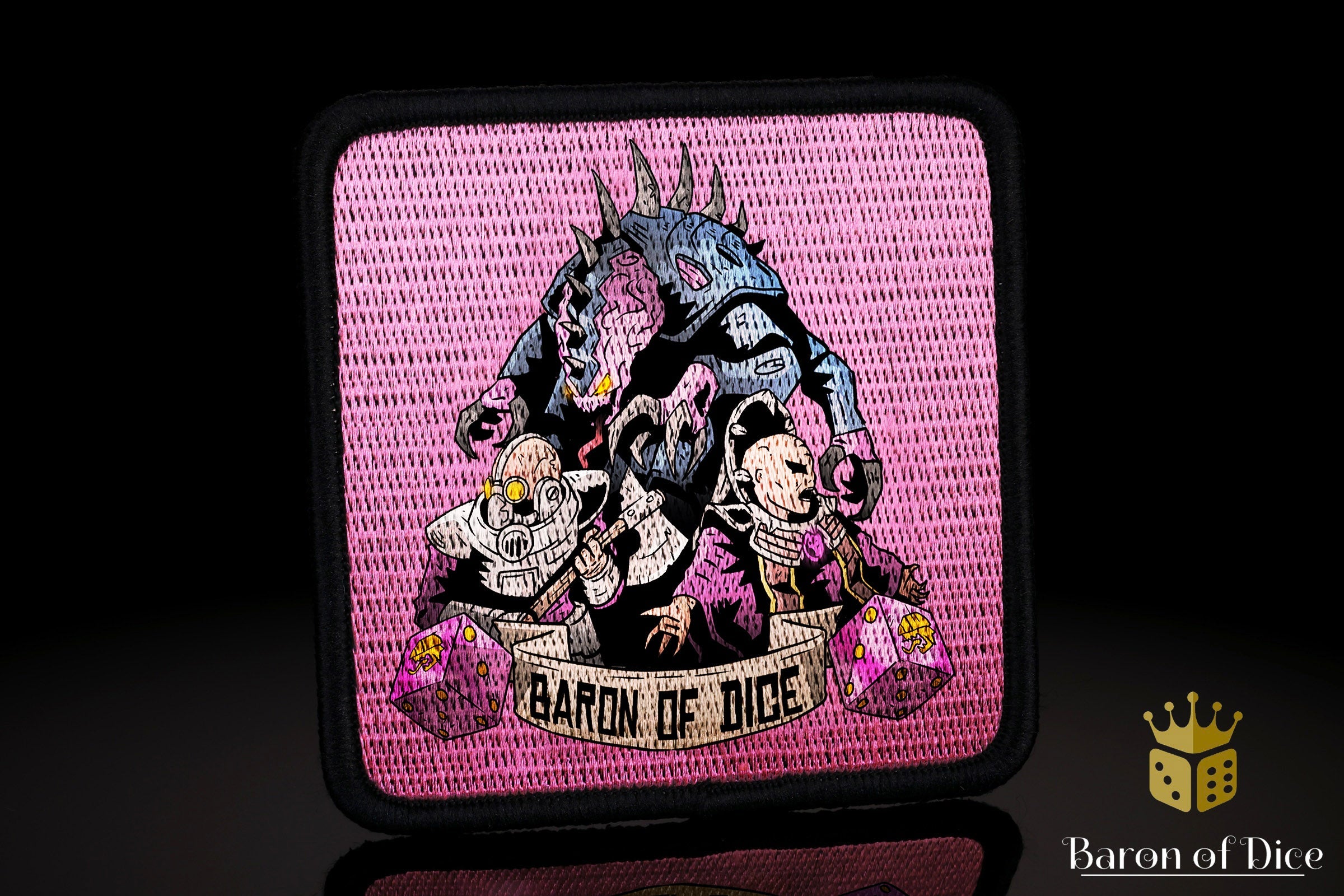 Baron's Dice Bag | Twisted Helix Velcro Patch
