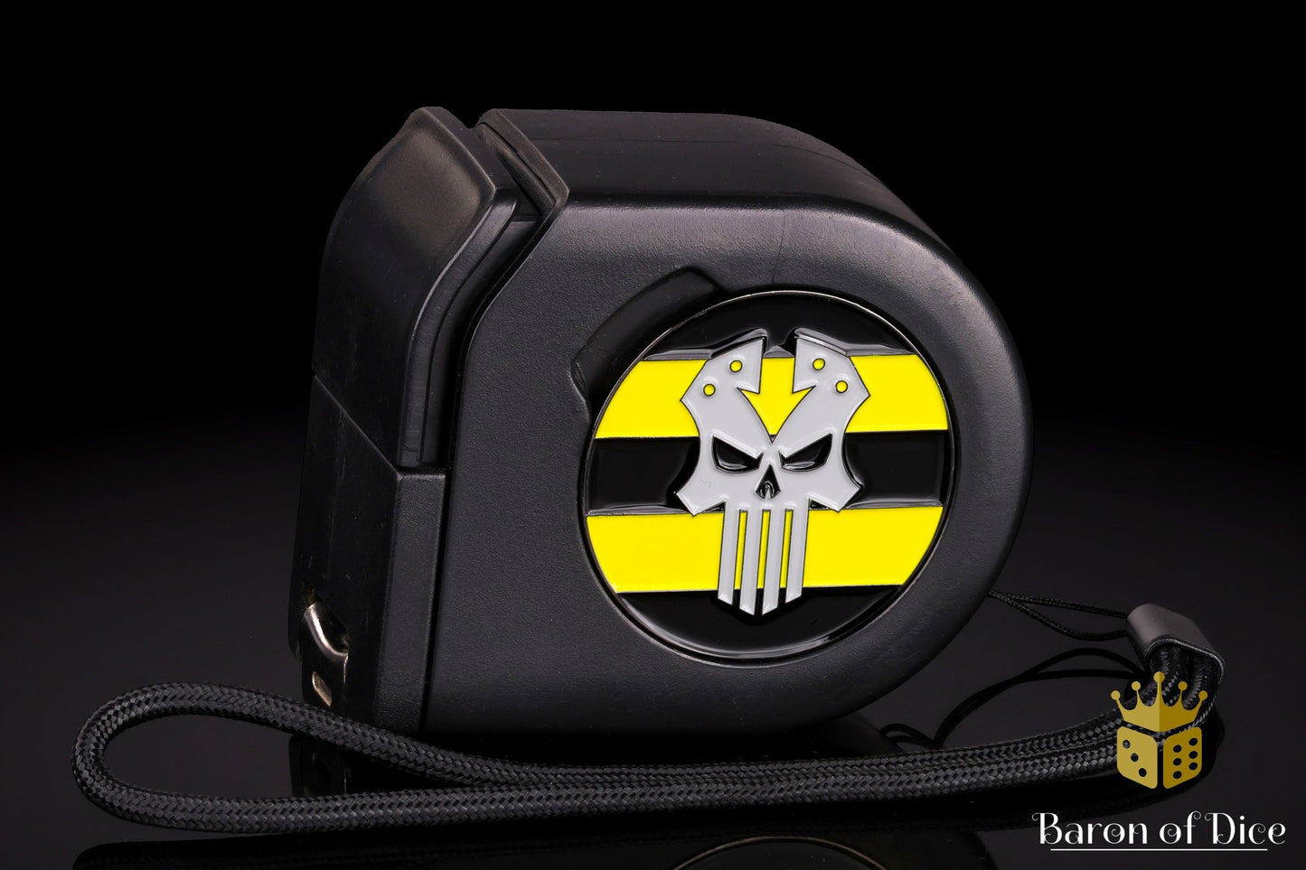 Wargaming Tape Measure | Baron's Coin™ Compatible | Steel Renegades
