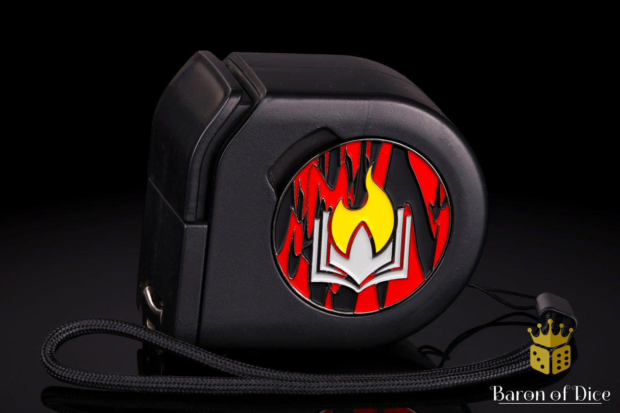 Wargaming Tape Measure | Baron's Coin™ Compatible | Scorched Book