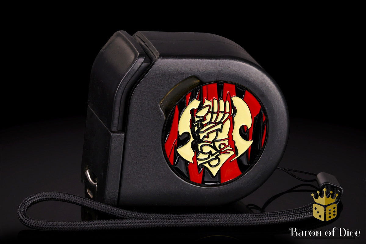 Wargaming Tape Measure | Baron's Coin™ Compatible | Warmachine: Khador | Old Umbrey