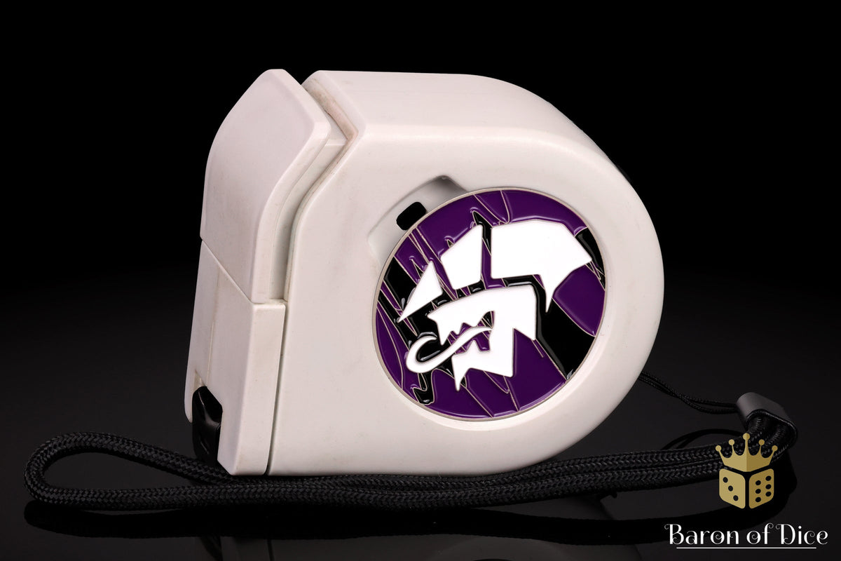 Wargaming Tape Measure | Baron's Coin™ Compatible | Alien | Purple