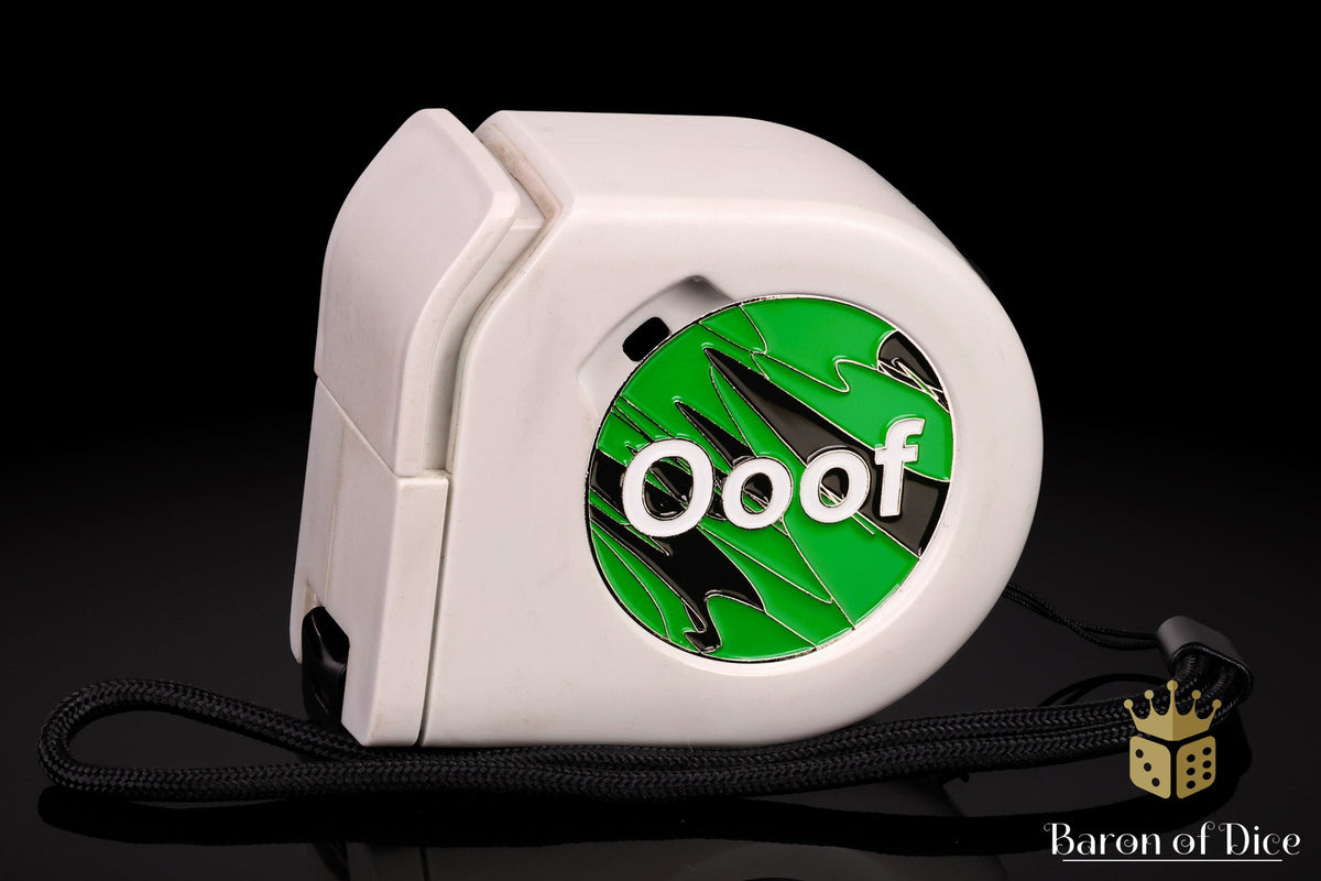 Wargaming Tape Measure | Baron's Coin™ Compatible | Ooof | Green