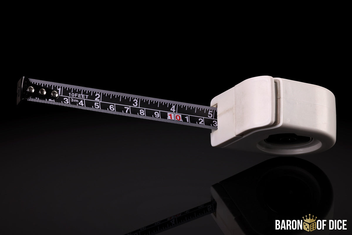 Wargaming Tape Measure | Baron's Coin™ Compatible | Baron