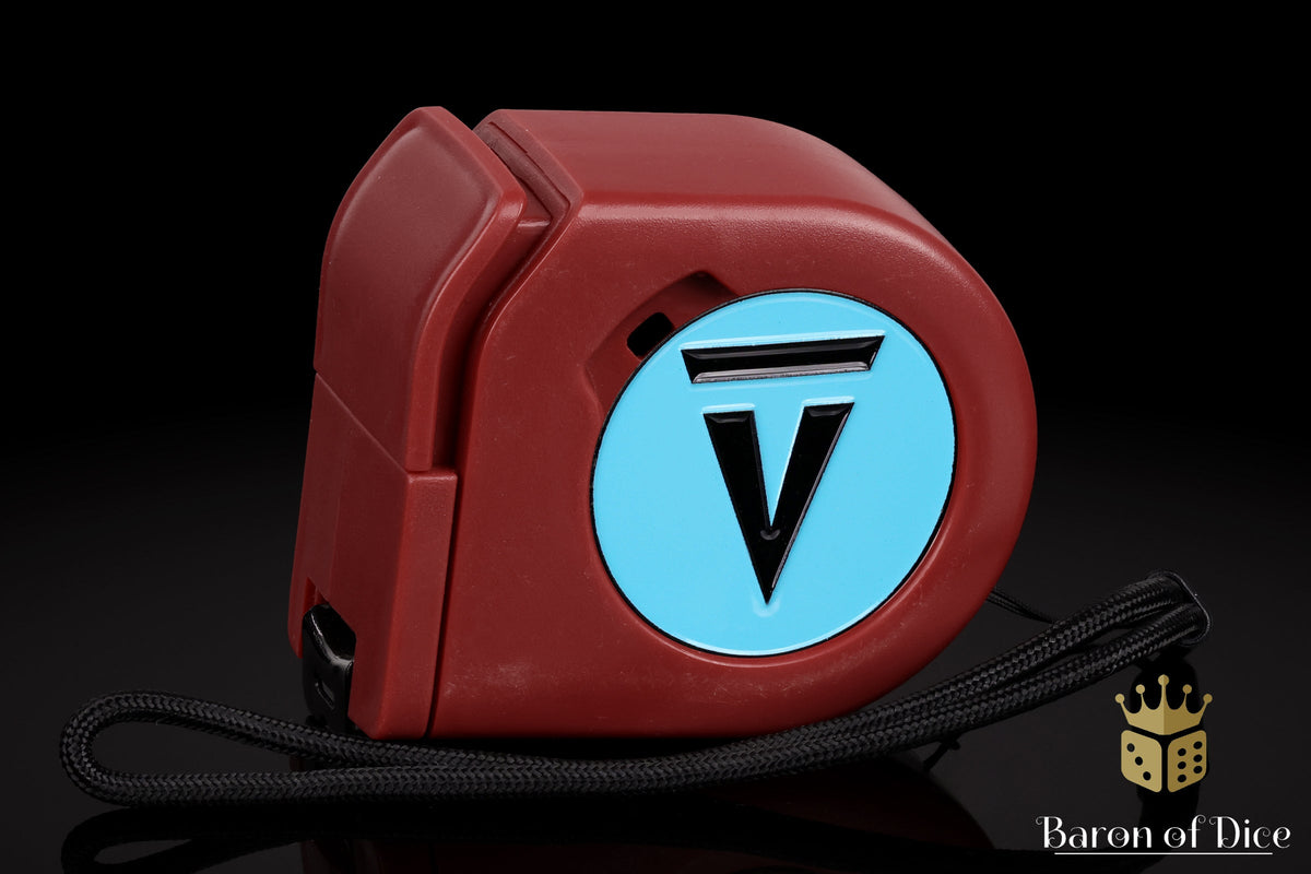 Wargaming Tape Measure | Baron's Coin™ Compatible | Vanguard Tactics | Light Blue