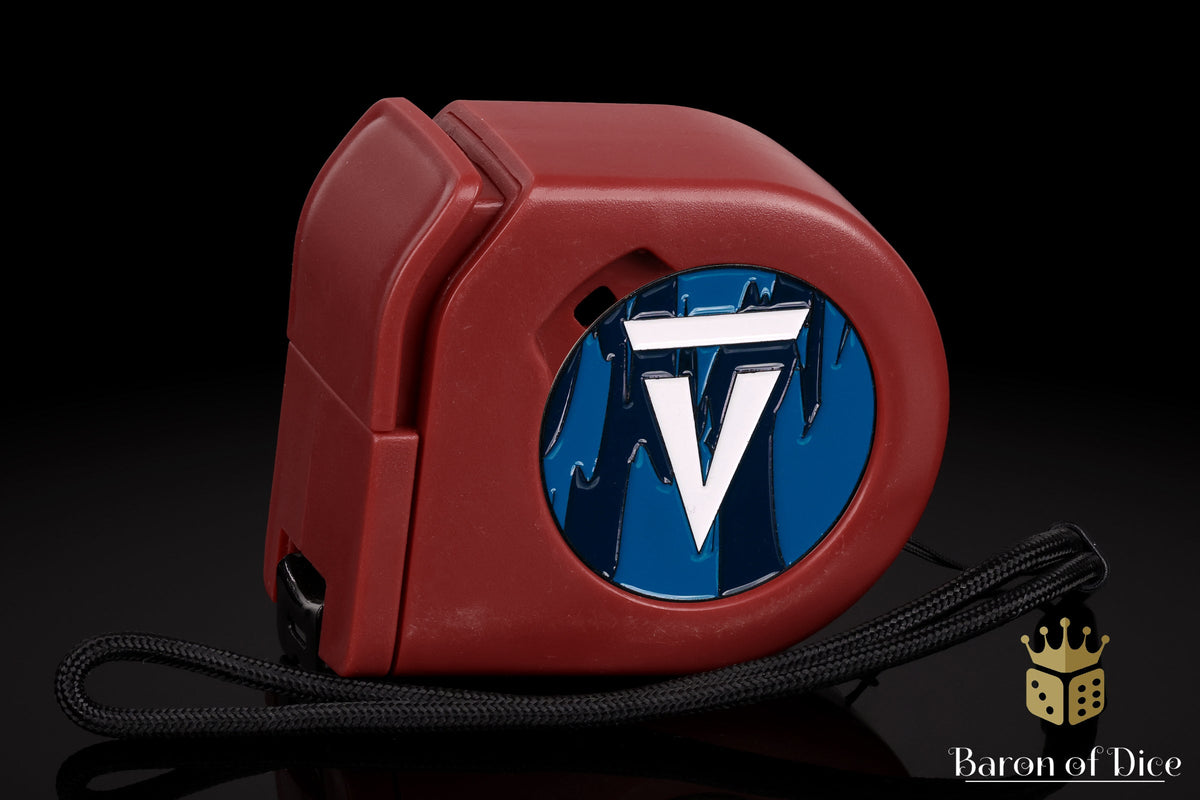 Wargaming Tape Measure | Baron's Coin™ Compatible | Vanguard Tactics | Dark Blue