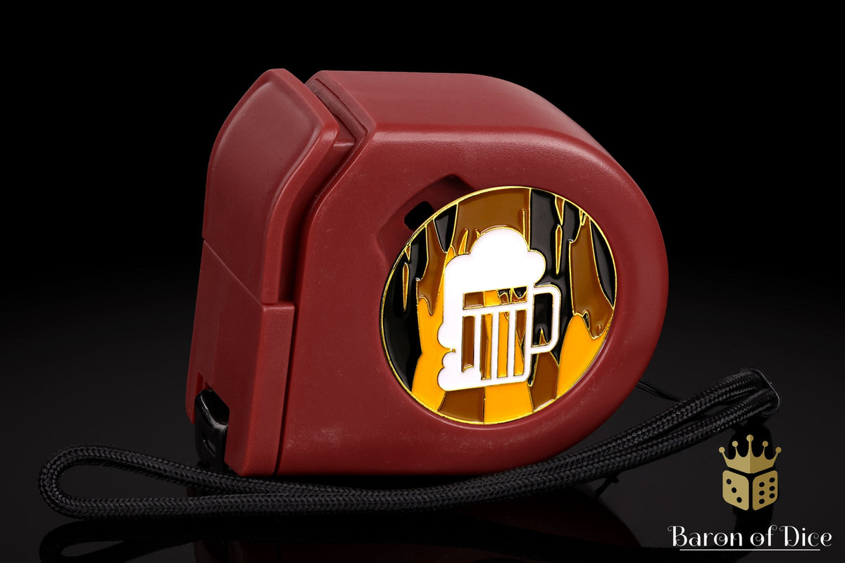 Wargaming Tape Measure | Baron's Coin™ Compatible | Beer Mug