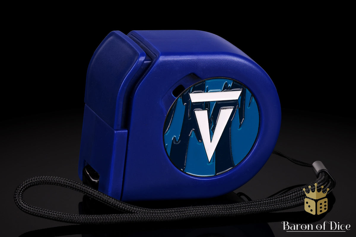 Wargaming Tape Measure | Baron's Coin™ Compatible | Vanguard Tactics | Dark Blue