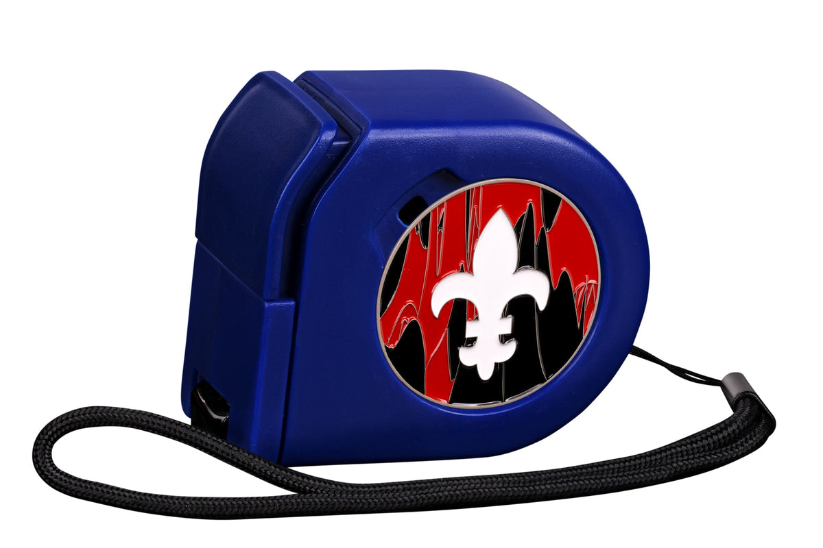 Wargaming Tape Measure | Baron's Coin™ Compatible | Fleur De Lis | Red