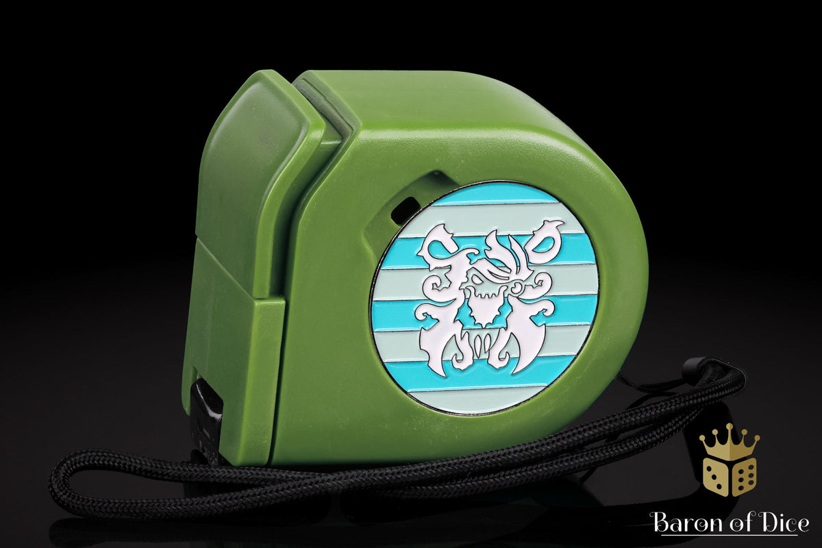 Wargaming Tape Measure | Baron's Coin™ Compatible | Warmachine: Brineblood Marauders