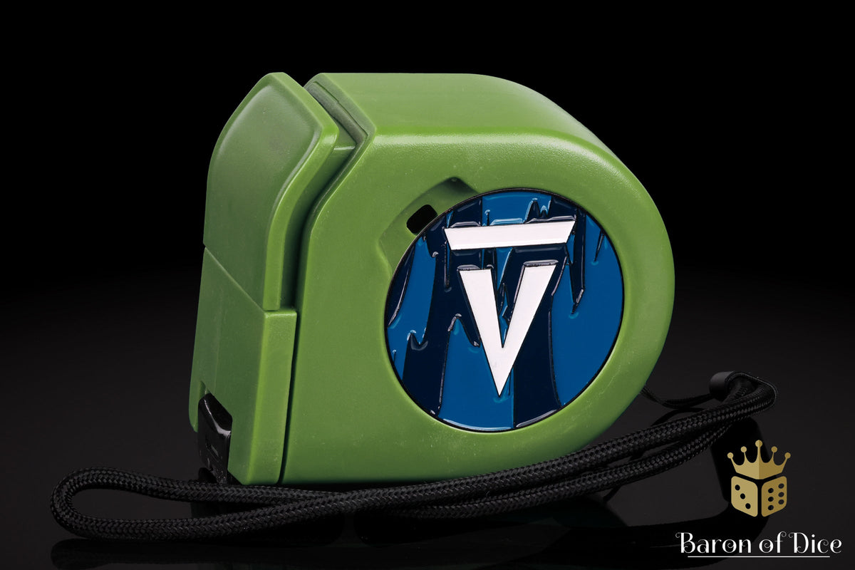Wargaming Tape Measure | Baron's Coin™ Compatible | Vanguard Tactics | Dark Blue