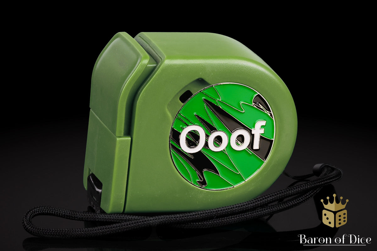 Wargaming Tape Measure | Baron's Coin™ Compatible | Ooof | Green