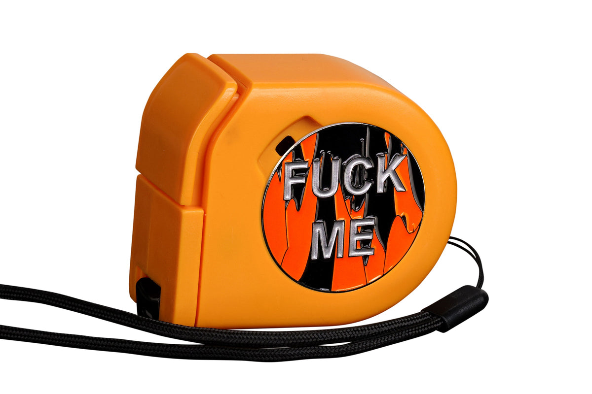 Wargaming Tape Measure | Baron's Coin™ Compatible | F*** Me | Silver