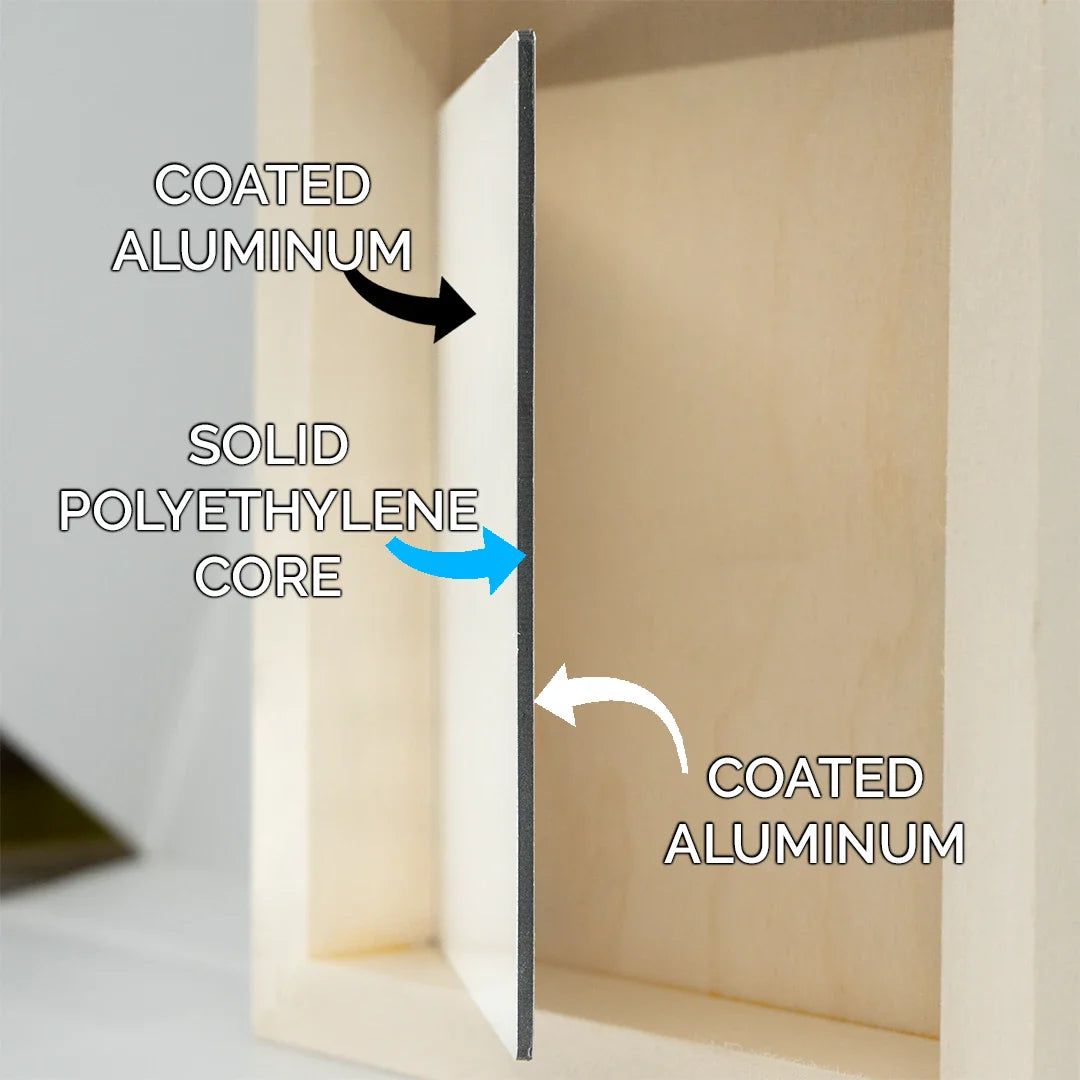 Trekell Raw ACM Panel - 1/8" Aluminum Composite Material