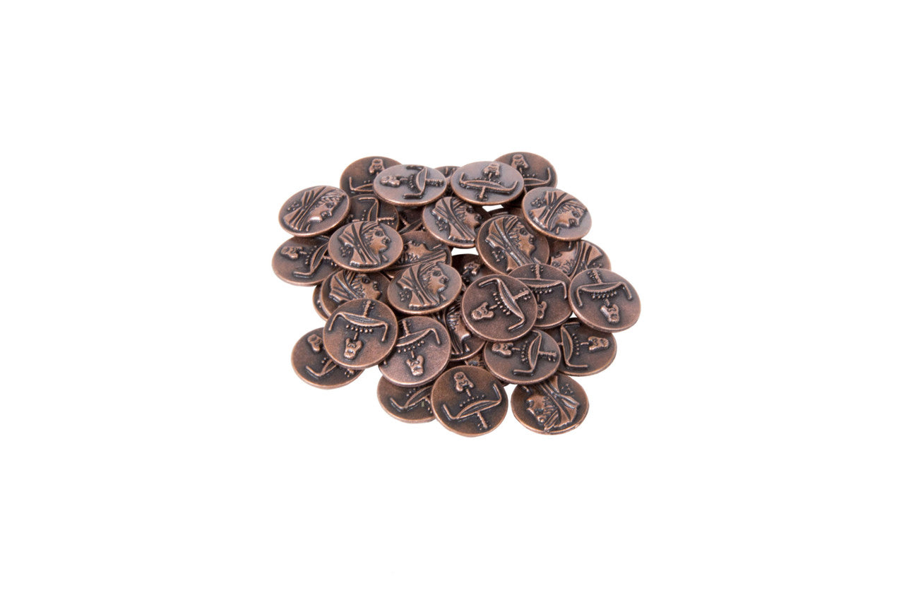 Egyptian Themed Gaming Coins - Tiny 15mm (18-Pack)
