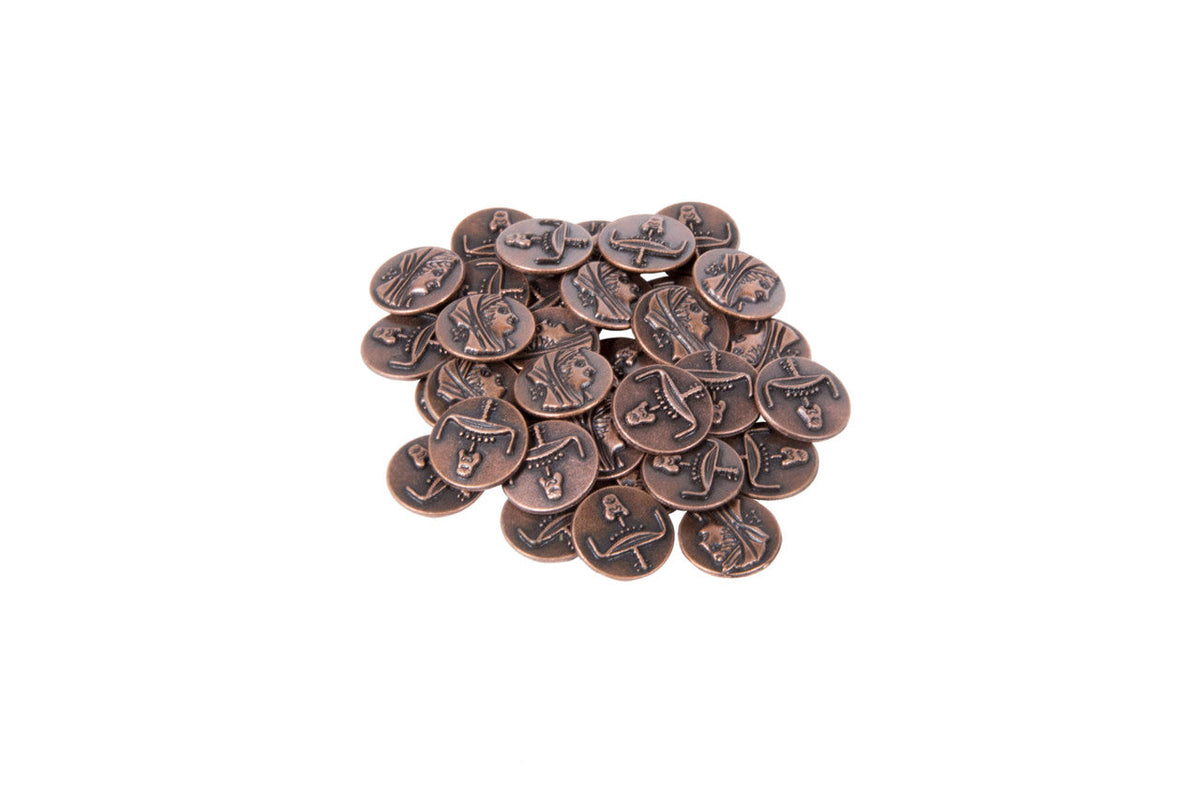 Egyptian Themed Gaming Coins - Tiny 15mm (18-Pack)
