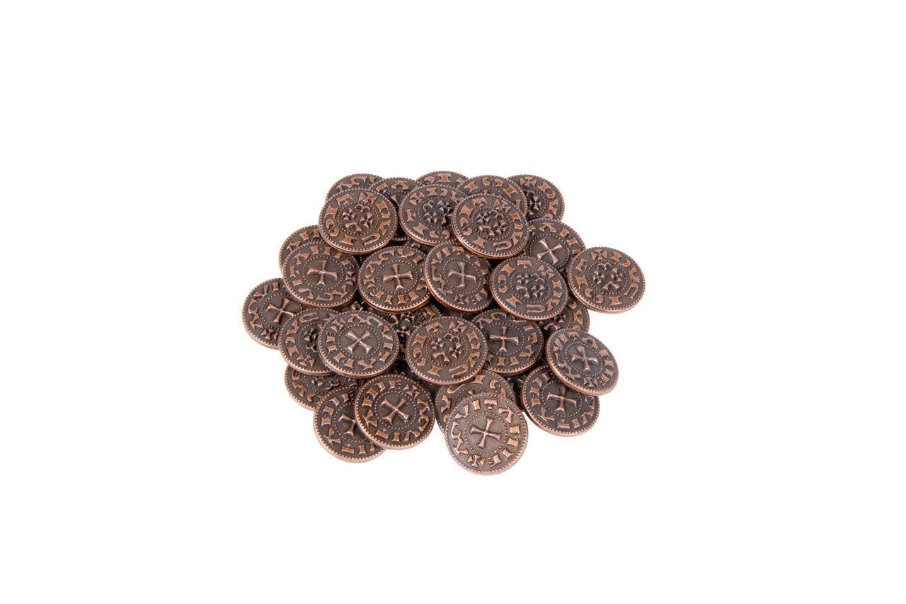 Middle Ages Themed Gaming Coins - Tiny 15mm (18-Pack)