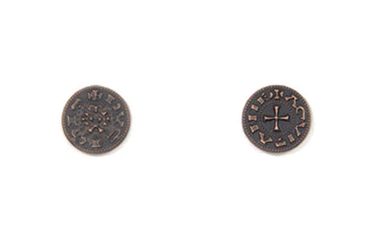 Middle Ages Themed Gaming Coins - Tiny 15mm (18-Pack)