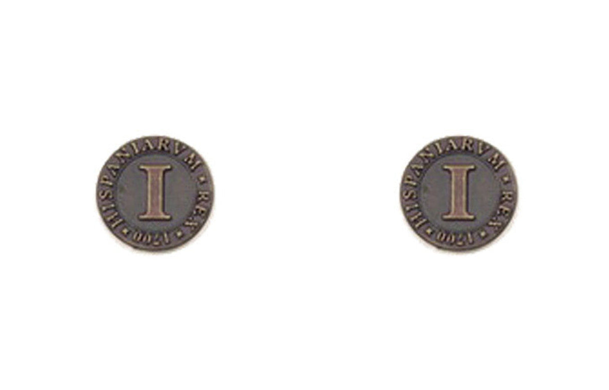 Pirate Doubloons Themed Gaming Coins - Tiny 15mm (18-Pack)