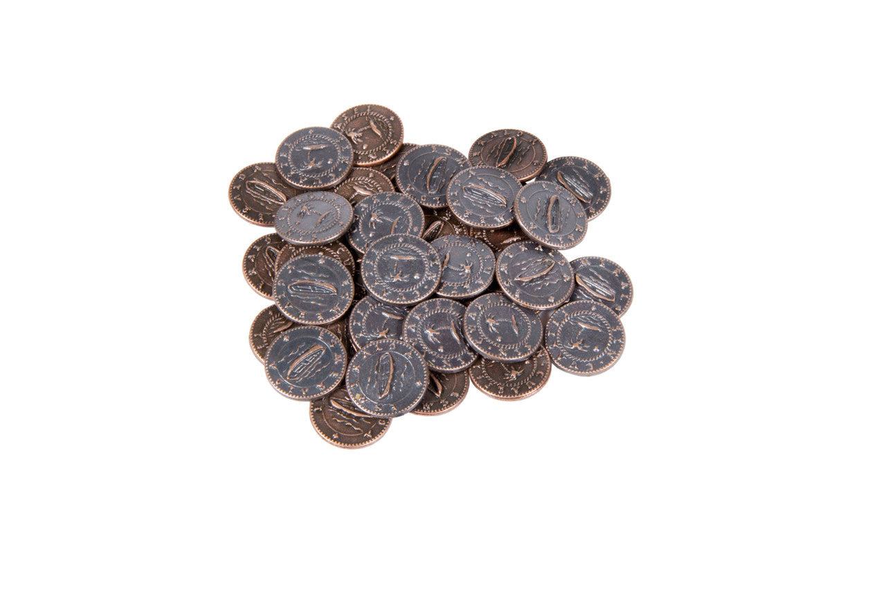 Pirate Ships Themed Gaming Coins - Tiny 15mm (18-Pack)