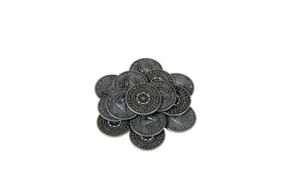 Pirate Ships Themed Gaming Coins - Small 20mm (15-Pack)