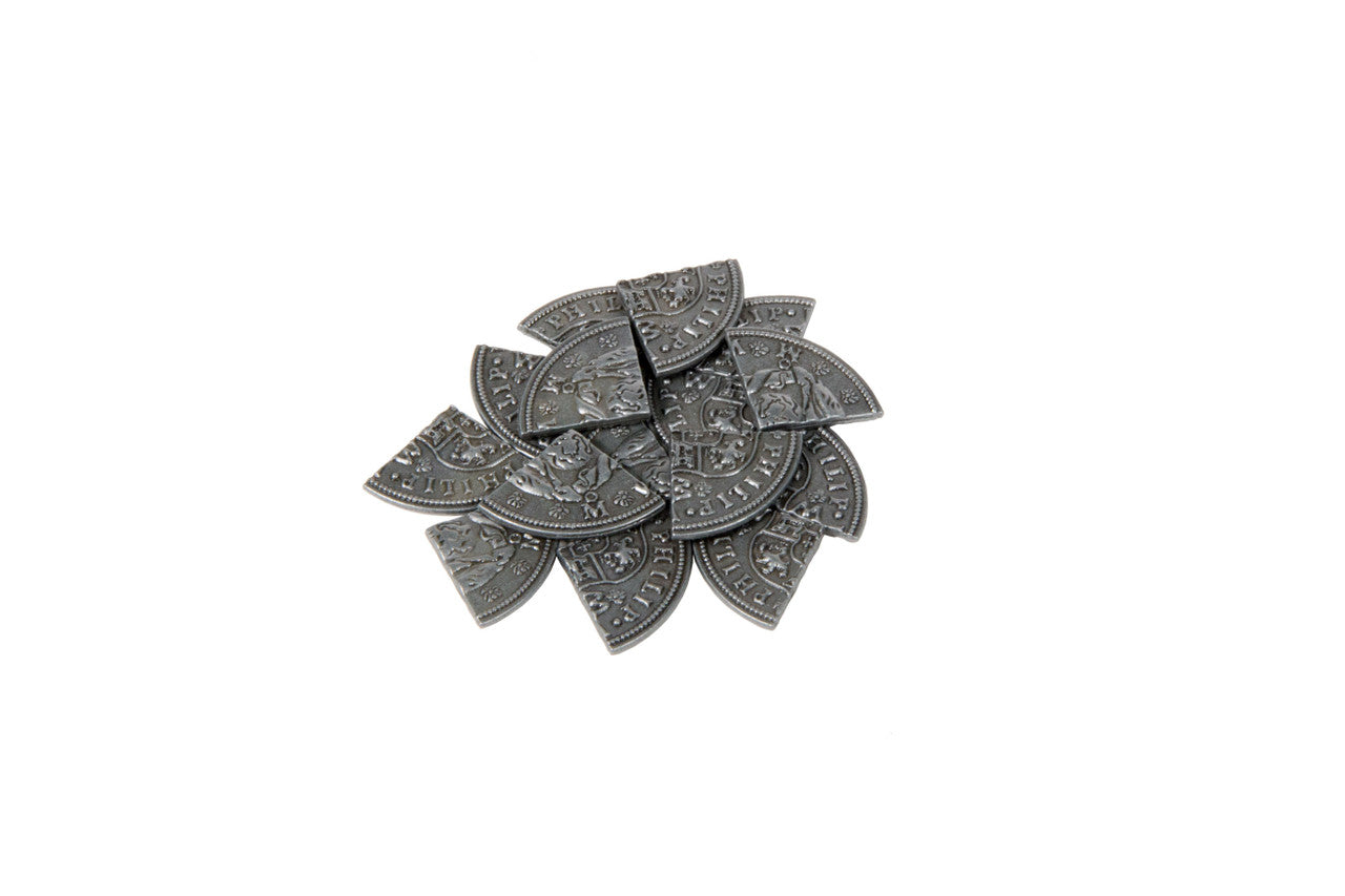 Pieces of Eight Themed Gaming Coins - Small 20mm (15-Pack)