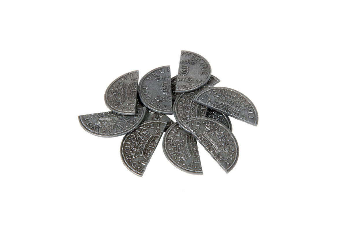 Pieces of Eight Themed Gaming Coins - Medium 25mm (12-Pack)