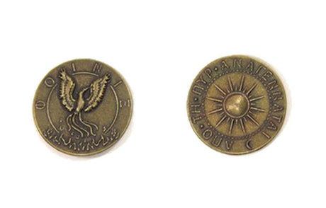 Mythological Creatures Themed Gaming Coins - Medium 25mm (12-Pack)