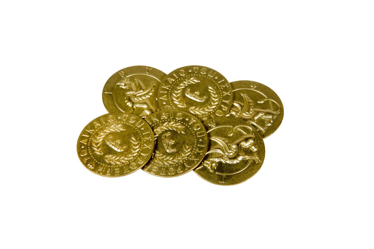 Mythological Creatures Themed Gaming Coins - Jumbo 35mm (6-Pack)