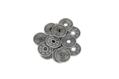 Japanese Themed Gaming Coins - Small 20mm (15-Pack)