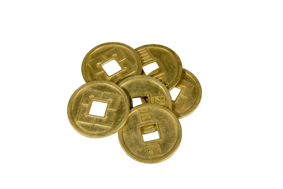 Japanese Themed Gaming Coins - Jumbo 35mm (6-Pack)
