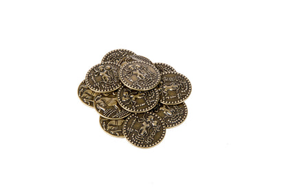 Indian Themed Gaming Coins - Medium 25mm (12-Pack)