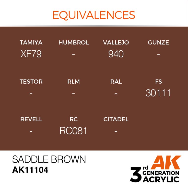 Saddle Brown