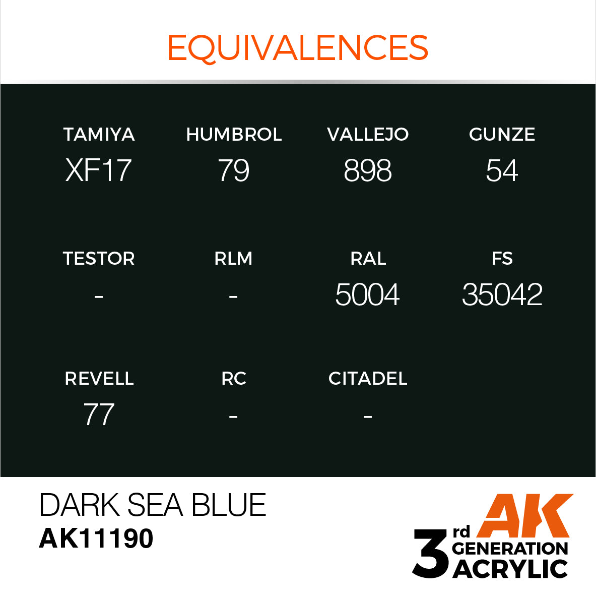 Dark Sea Blue