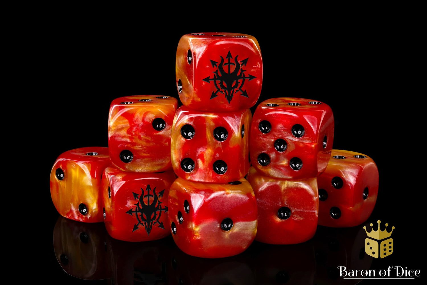 Devil Dragon Dice - Fiery Hell