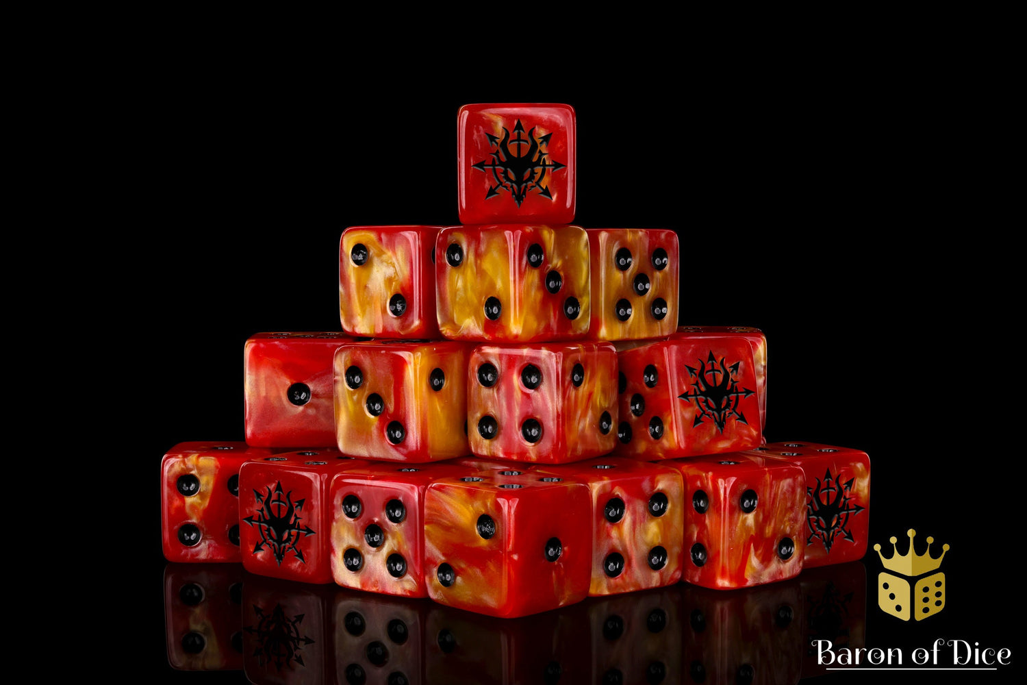 Devil Dragon Dice - Fiery Hell