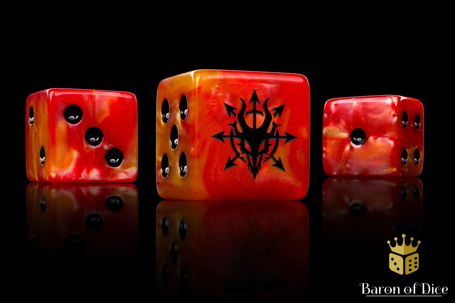 Devil Dragon Dice - Fiery Hell