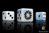 Fanged Maw Dice - White Ice