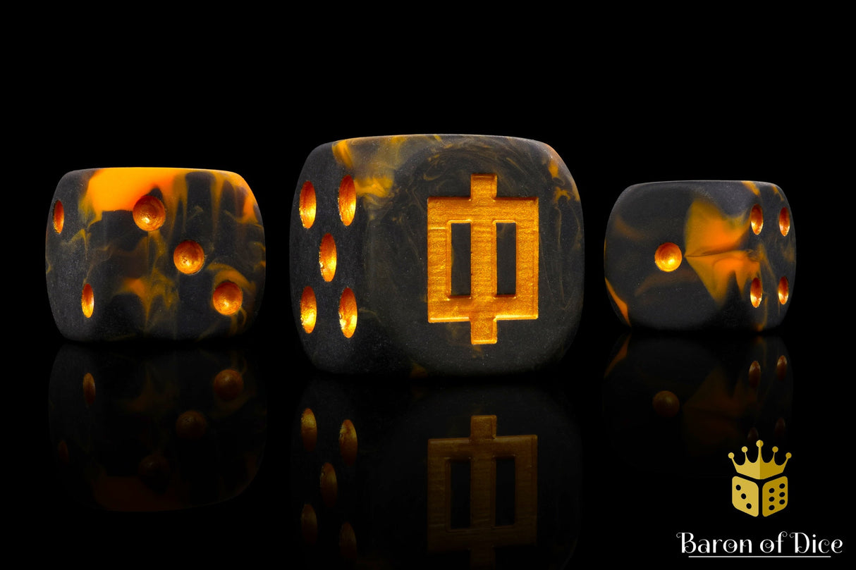 Lava Rune Dice