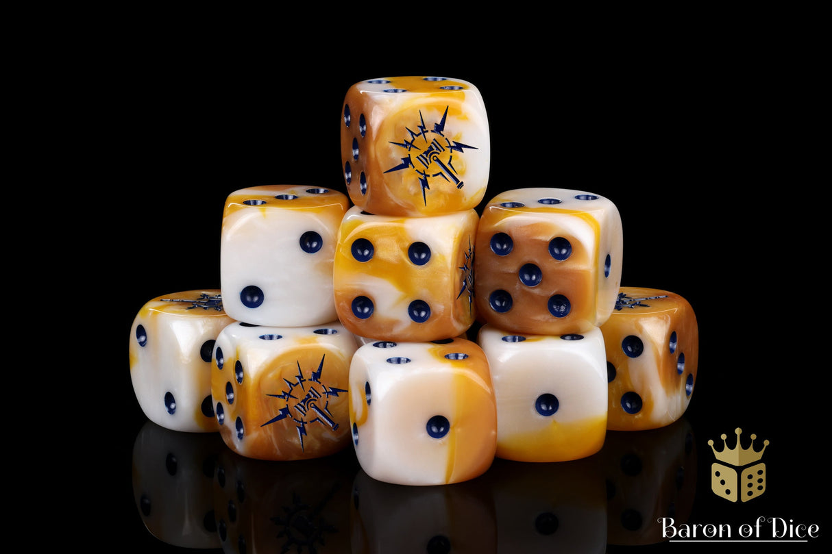 Lightning Hammer Dice - Golden Hues