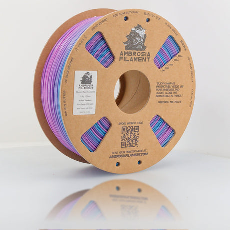 AMBROSIA ASA Galactic Filament of the Gods (Glitter / Sparkle) - 1KG Bambu AMS Friendly Cardboard Spools Premium 3D Printing Filament