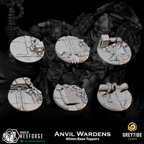 Anvil Wardens - Base Toppers