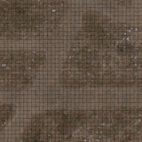 RPG Grid Mat - Abandoned Town & Dungeon Floor - Double Sided Neoprene Mat with Bag