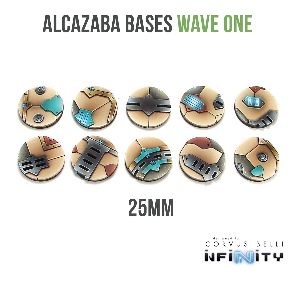 Alcazaba Acrylic Bases — Wave One