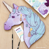 Trekell Unicorn Panel - Wooden Painting Canvas