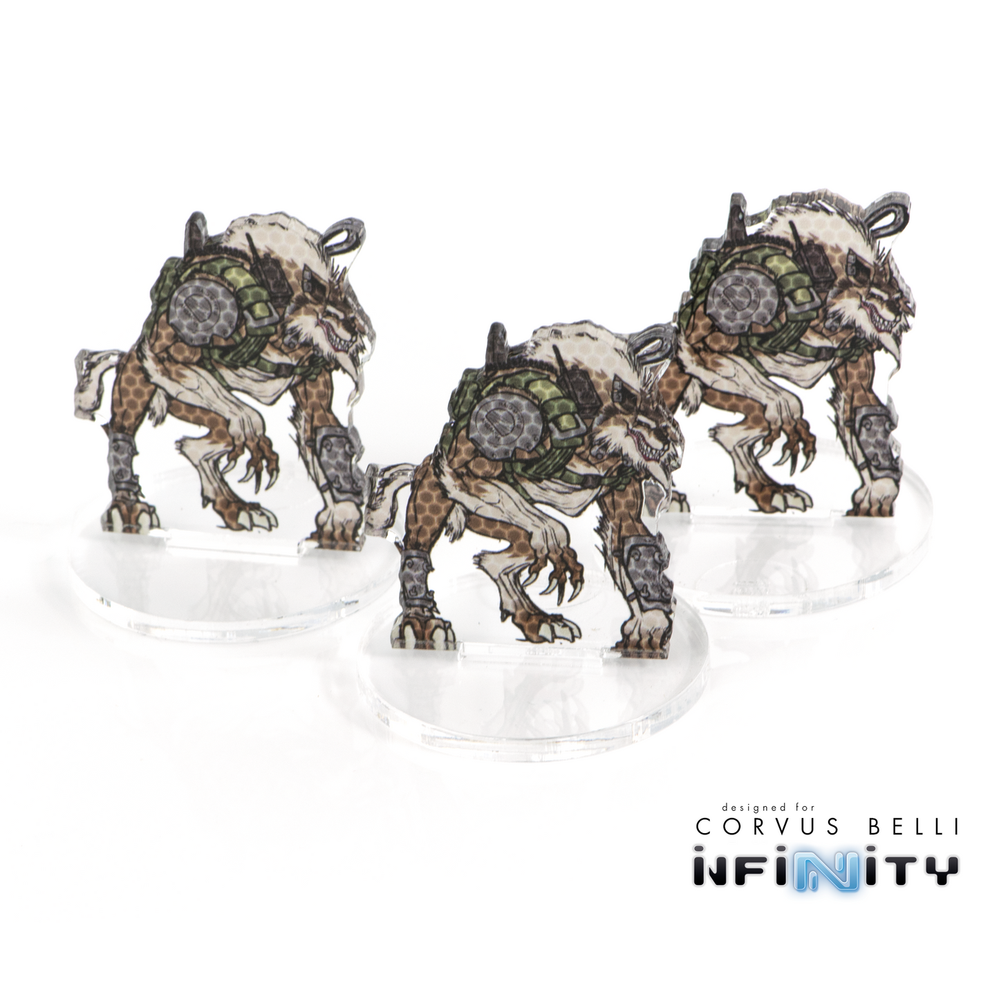 Infinity 3D Markers: Antipodes (3x 40mm Camo -3)