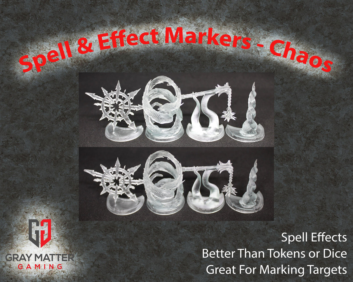 3D Printed Spell & Effect Tokens \ Markers
