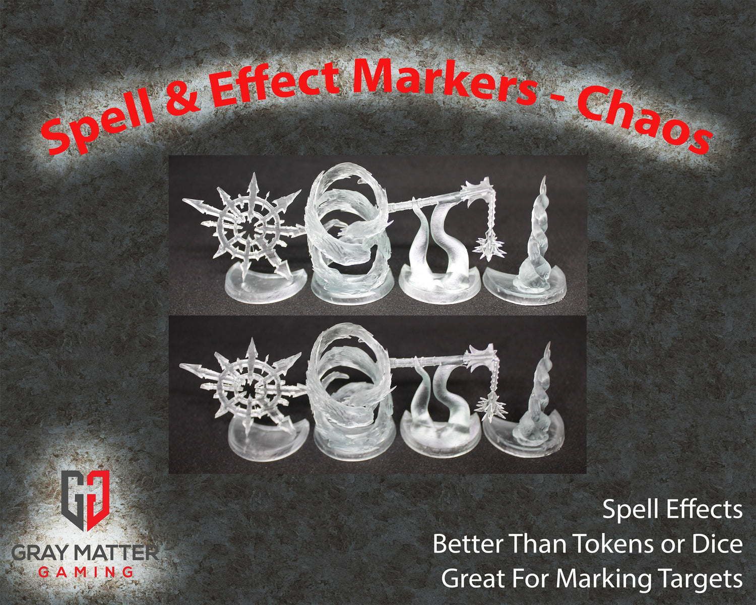 3D Printed Spell & Effect Tokens \ Markers