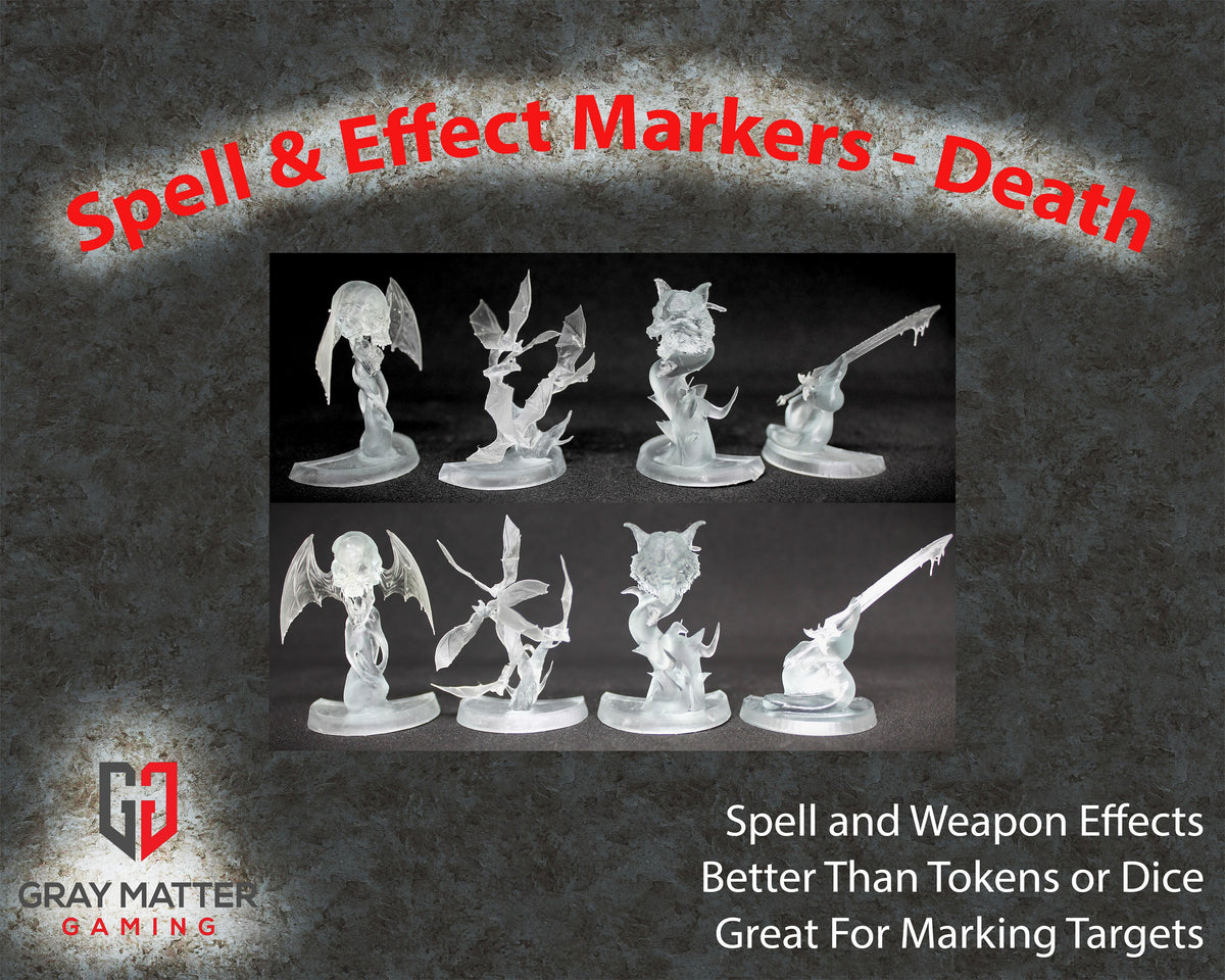 3D Printed Spell & Effect Tokens \ Markers