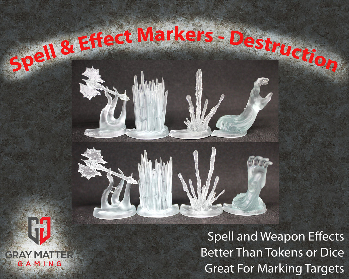 3D Printed Spell & Effect Tokens \ Markers