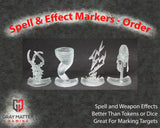 3D Printed Spell & Effect Tokens \ Markers